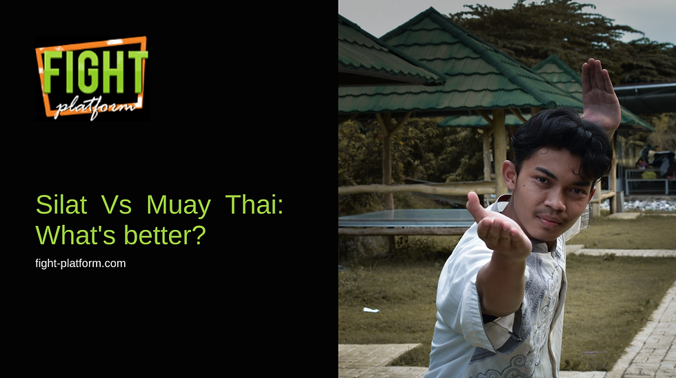 Silat Vs Muay Thai: What's better?