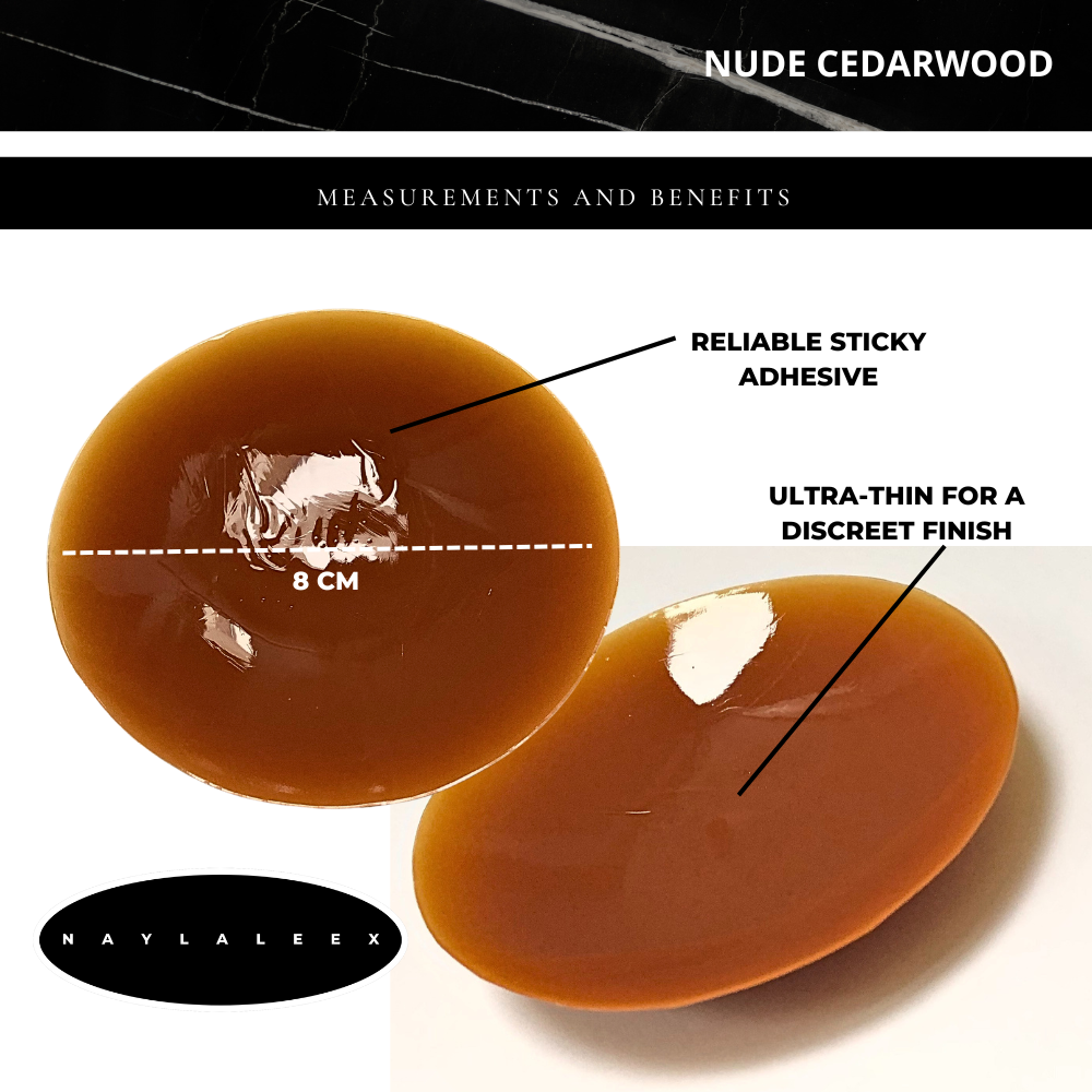 The Premium Ultra-Thin Nipple Cover-NUDE CEDARWOOD