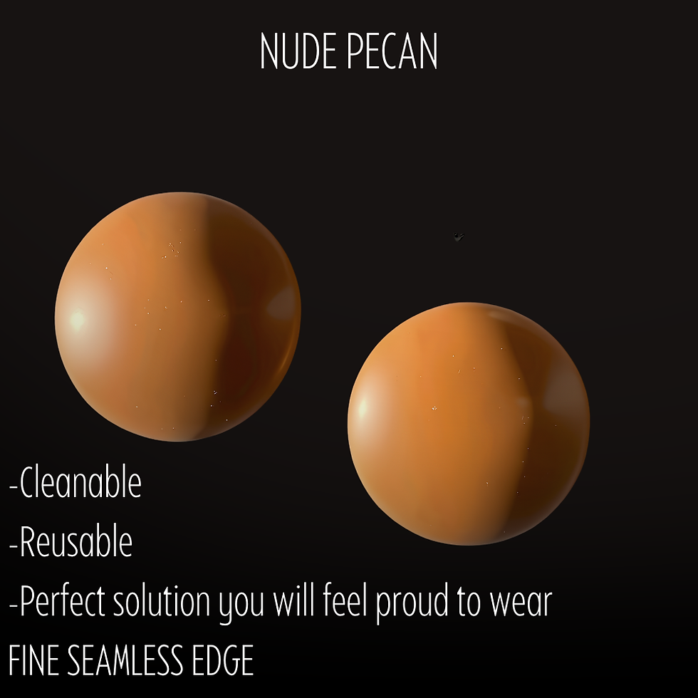Miniature : The Premium Ultra-Thin Nipple Cover-NUDE PECAN