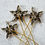 Thumbnail: black diamond 5 pointed rhinestone star hair pins for occasions and pagan weddings