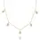Thumbnail: Drop Pave Diamond By The Yard Necklace