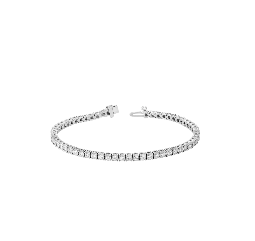 Illusion Diamond Tennis Bracelet