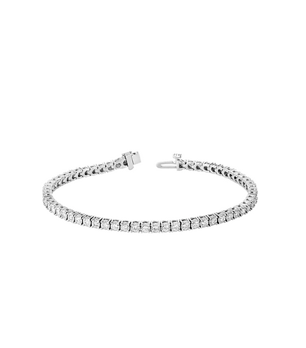 ILLUSION DIAMOND TENNIS BRACELET