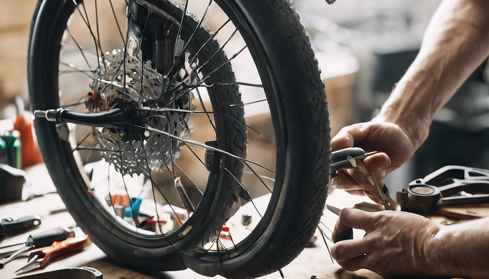 Atelier de réparation de vélo