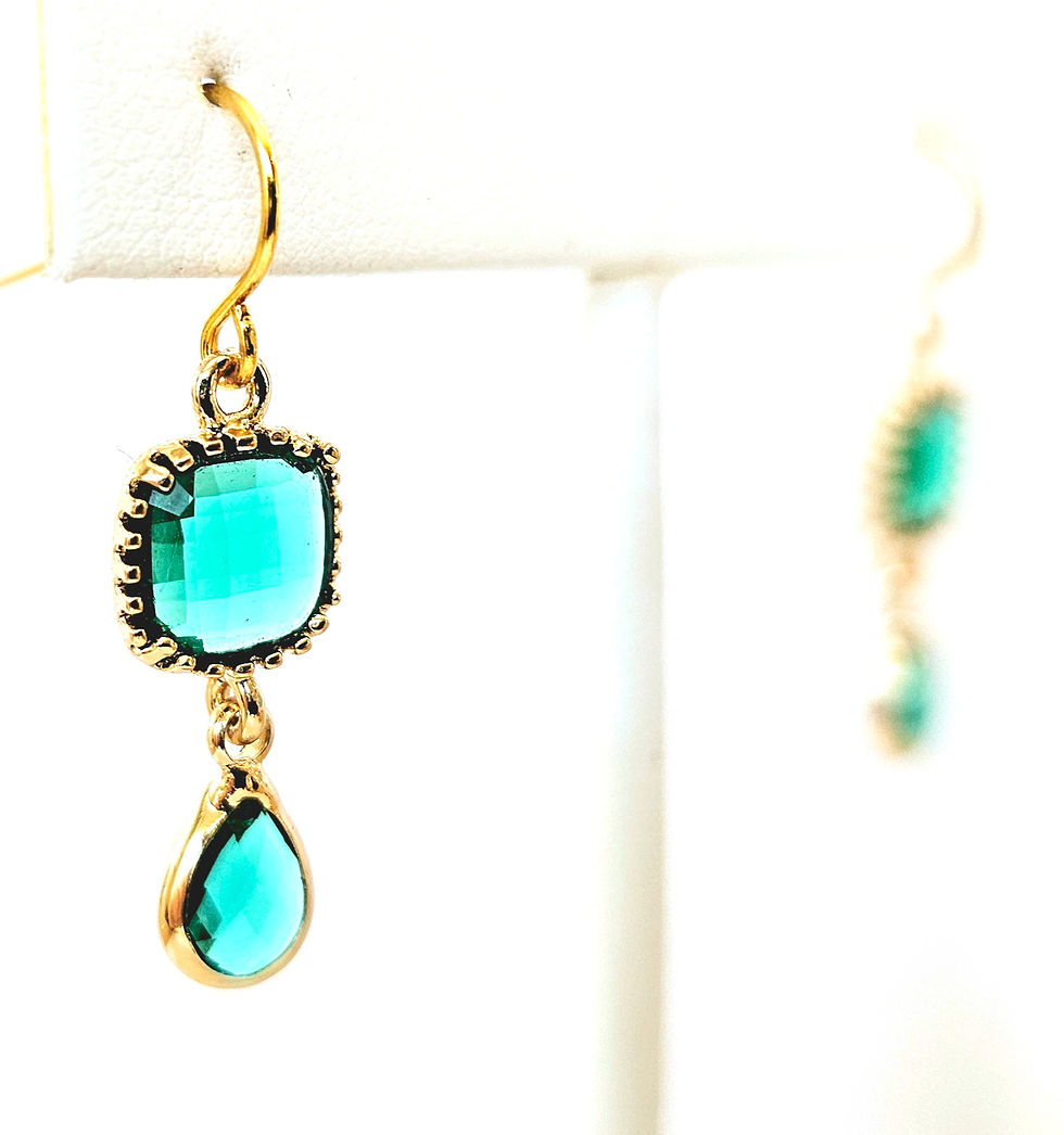 Thumbnail: Emerald City Double Drop Earring 