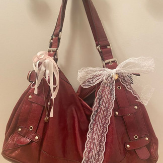 lace purse ribbons