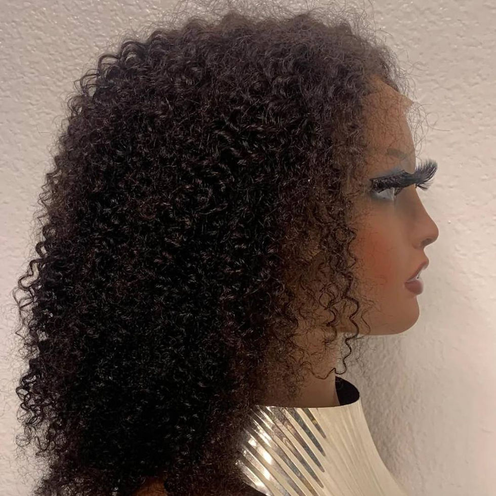 Thumbnail: 10" Kinky Curly Indian Remy High Def Natural Human Hair