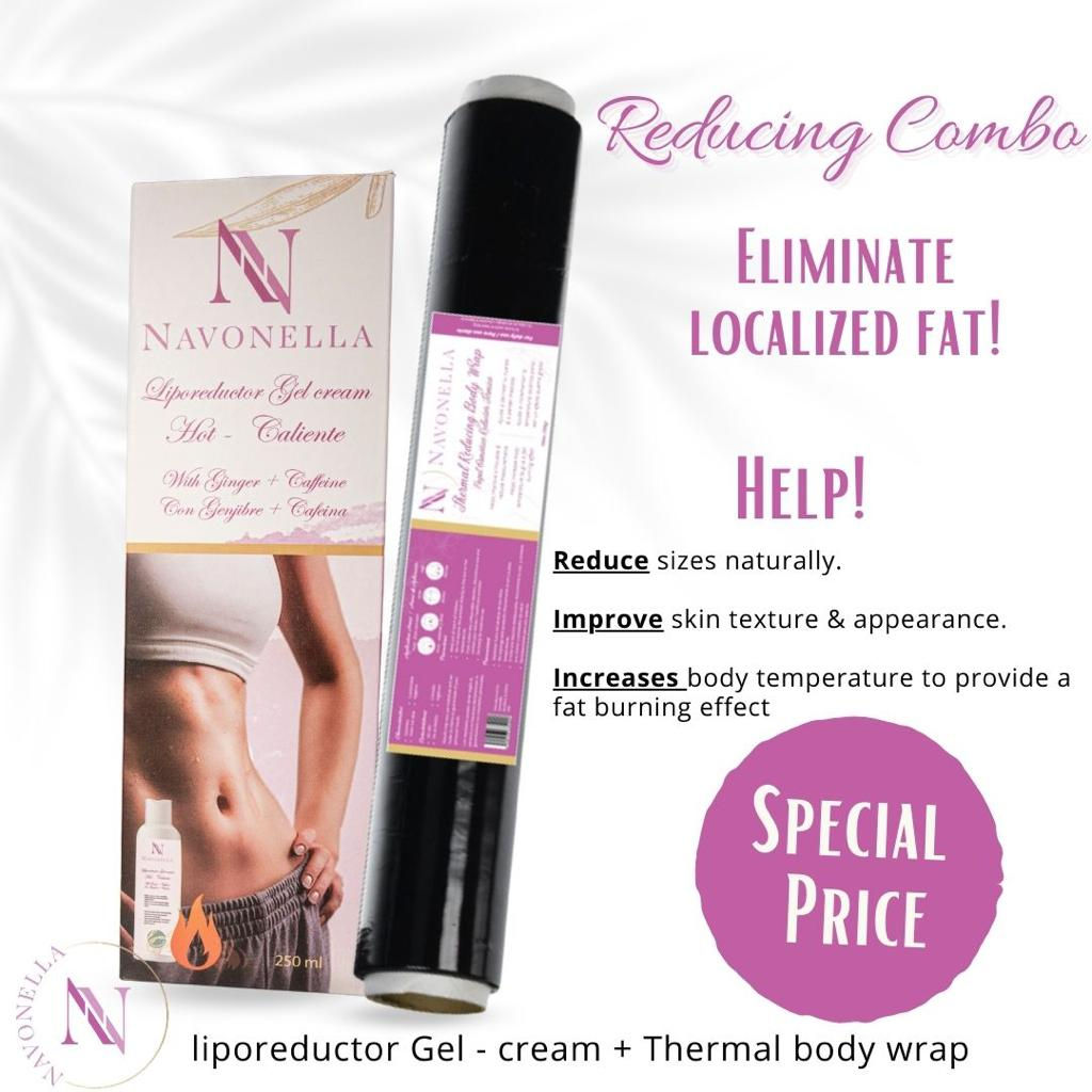 Reducing Hot Gel and Body Wrap