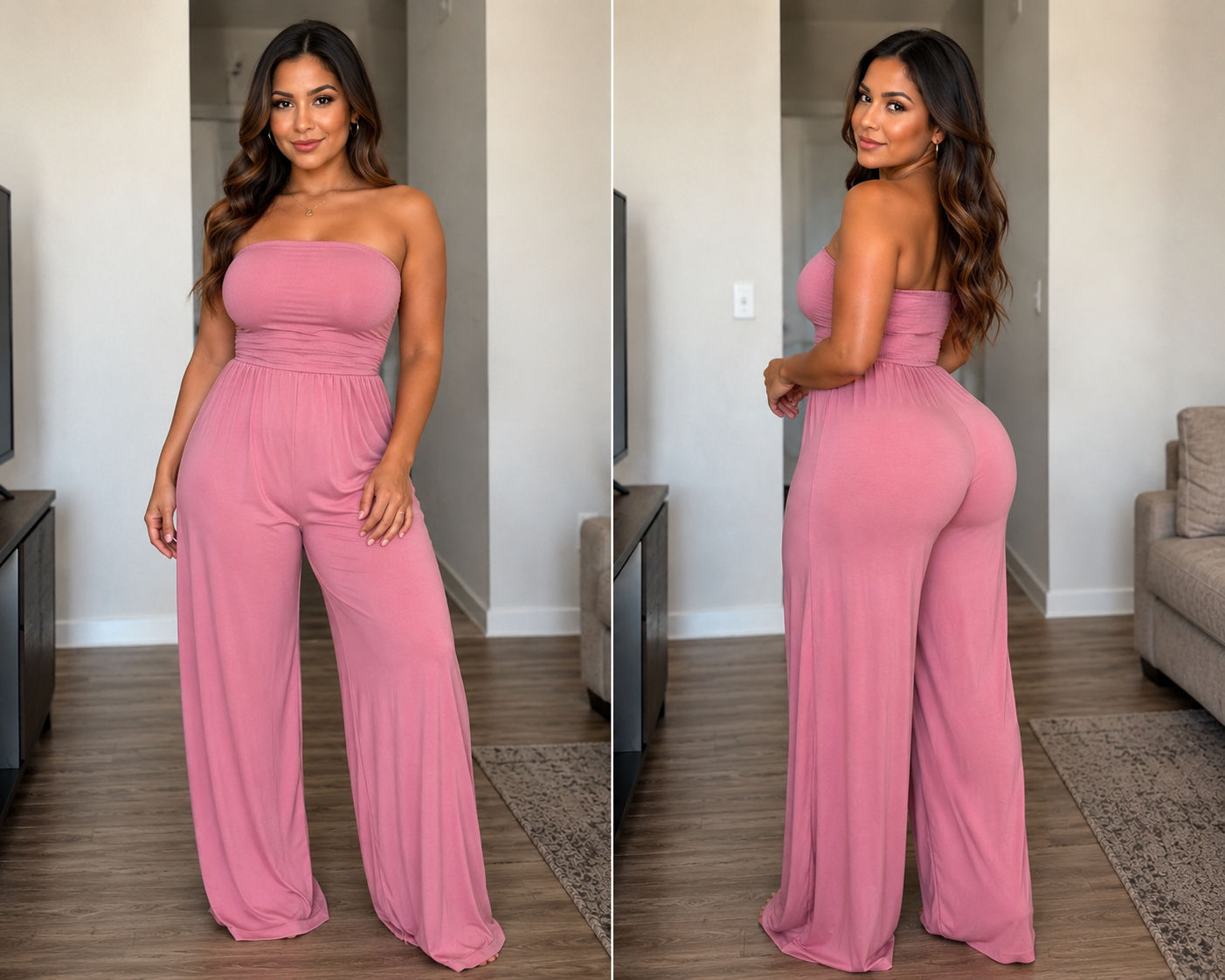   The Pink Champagne Jumpsuit