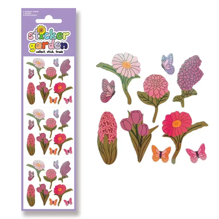 Holographic Nature Sticker Sheet