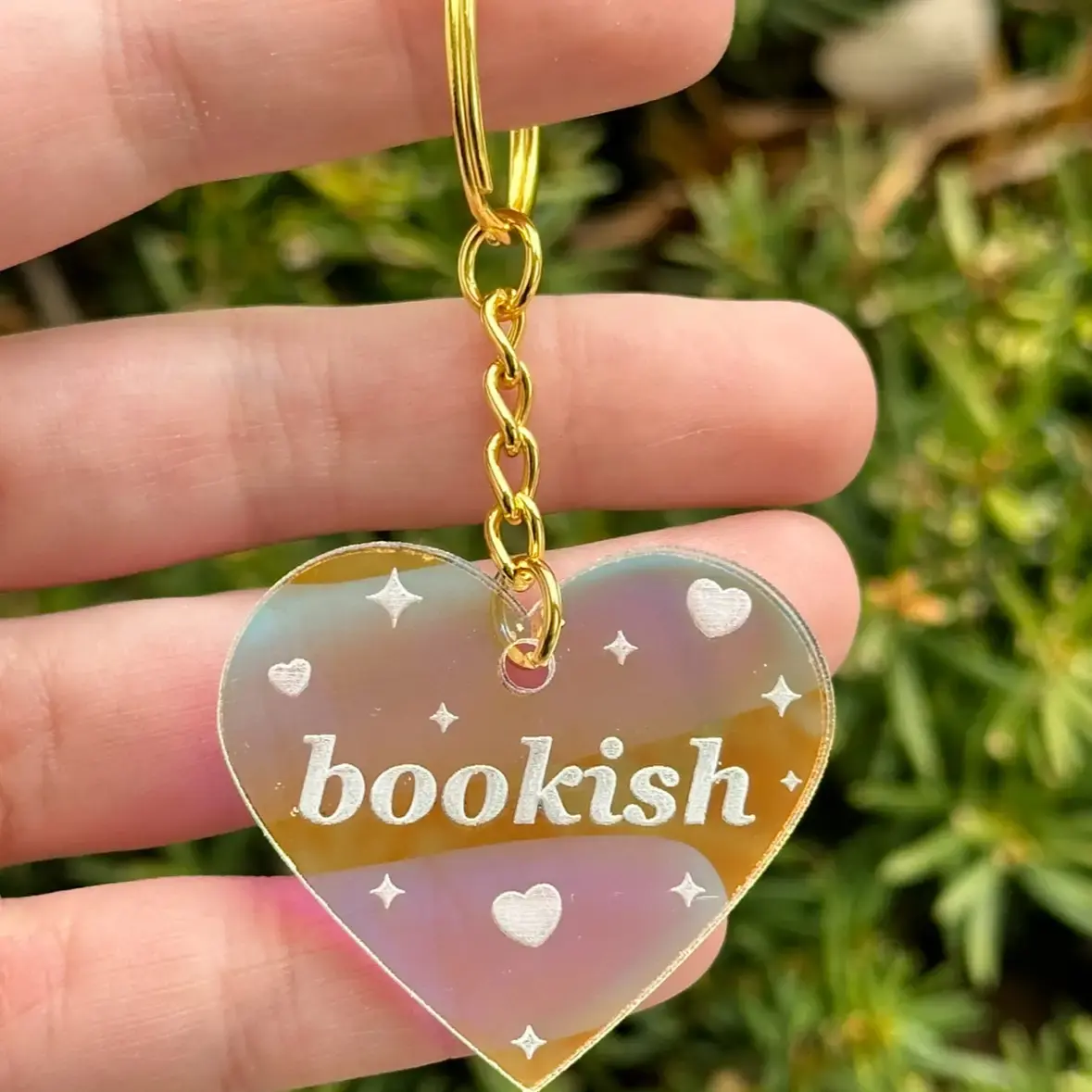 Bookish Keychain