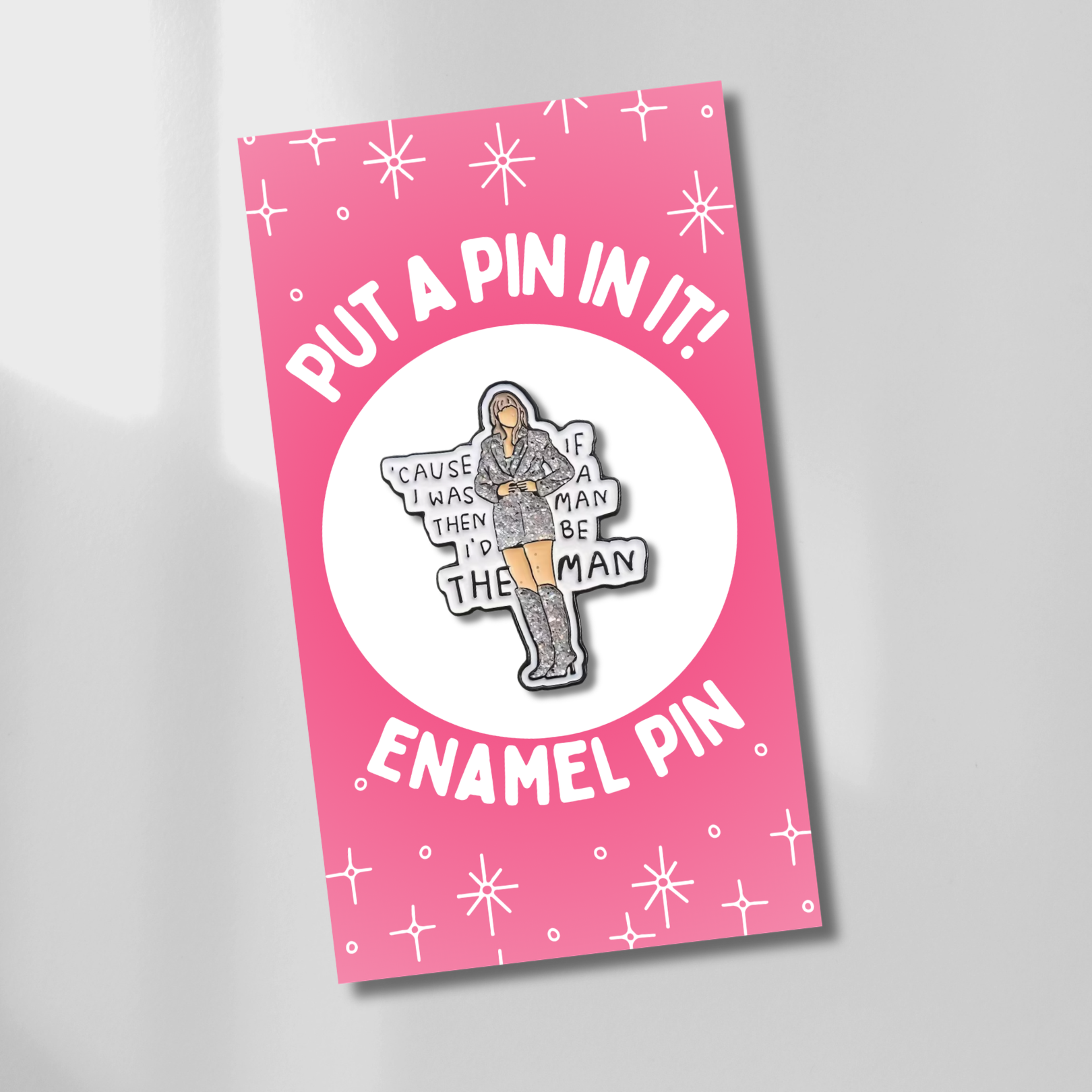 The Man Enamel Pin
