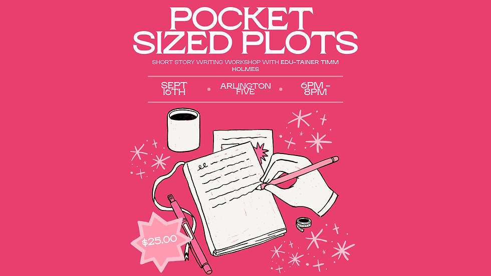 Pocket Sized Plots with Timm Holmes