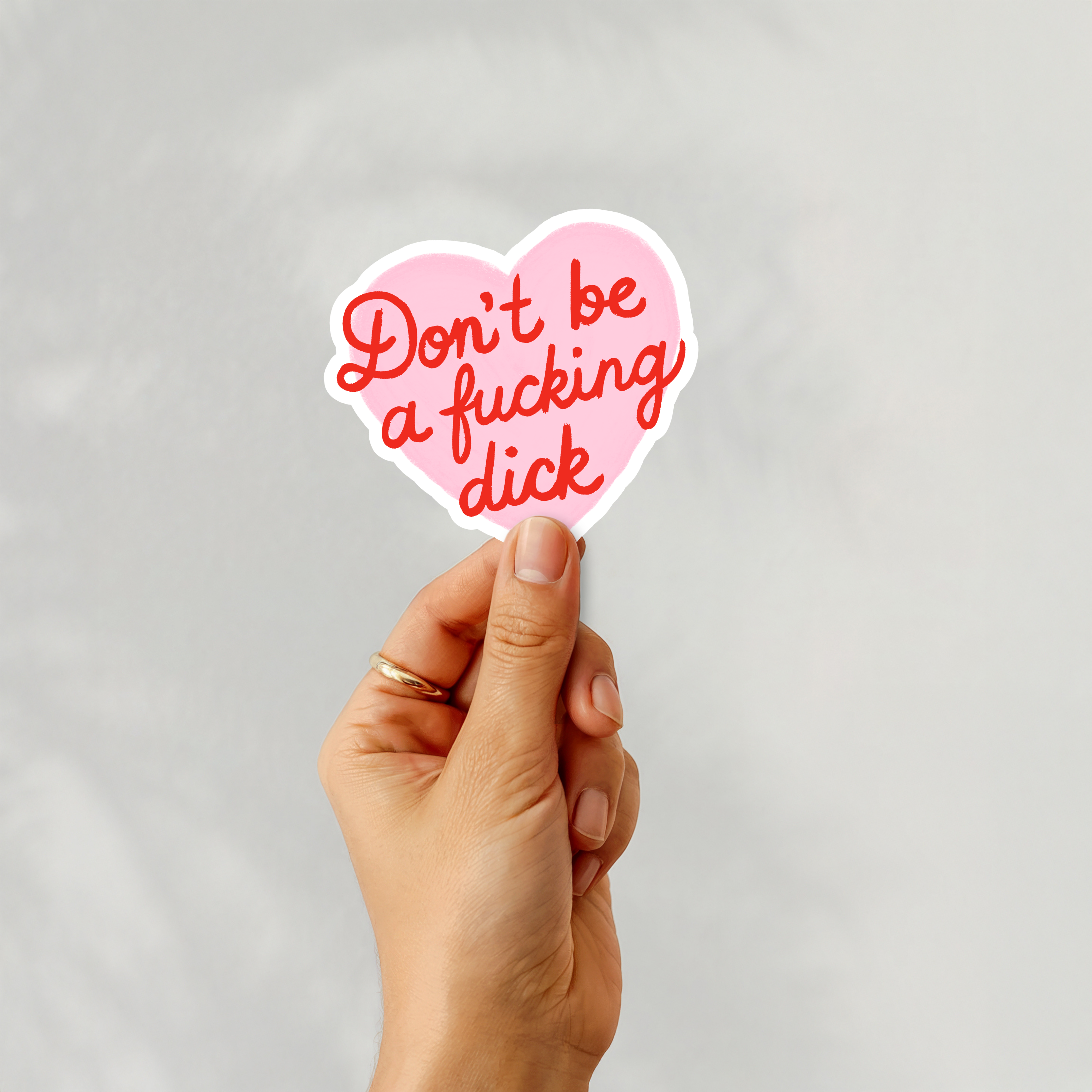 Don't Be a Dick Sticker