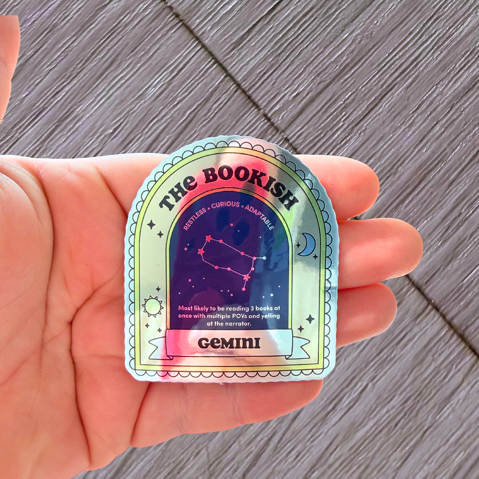 Thumbnail: Bookish Astrology Sticker
