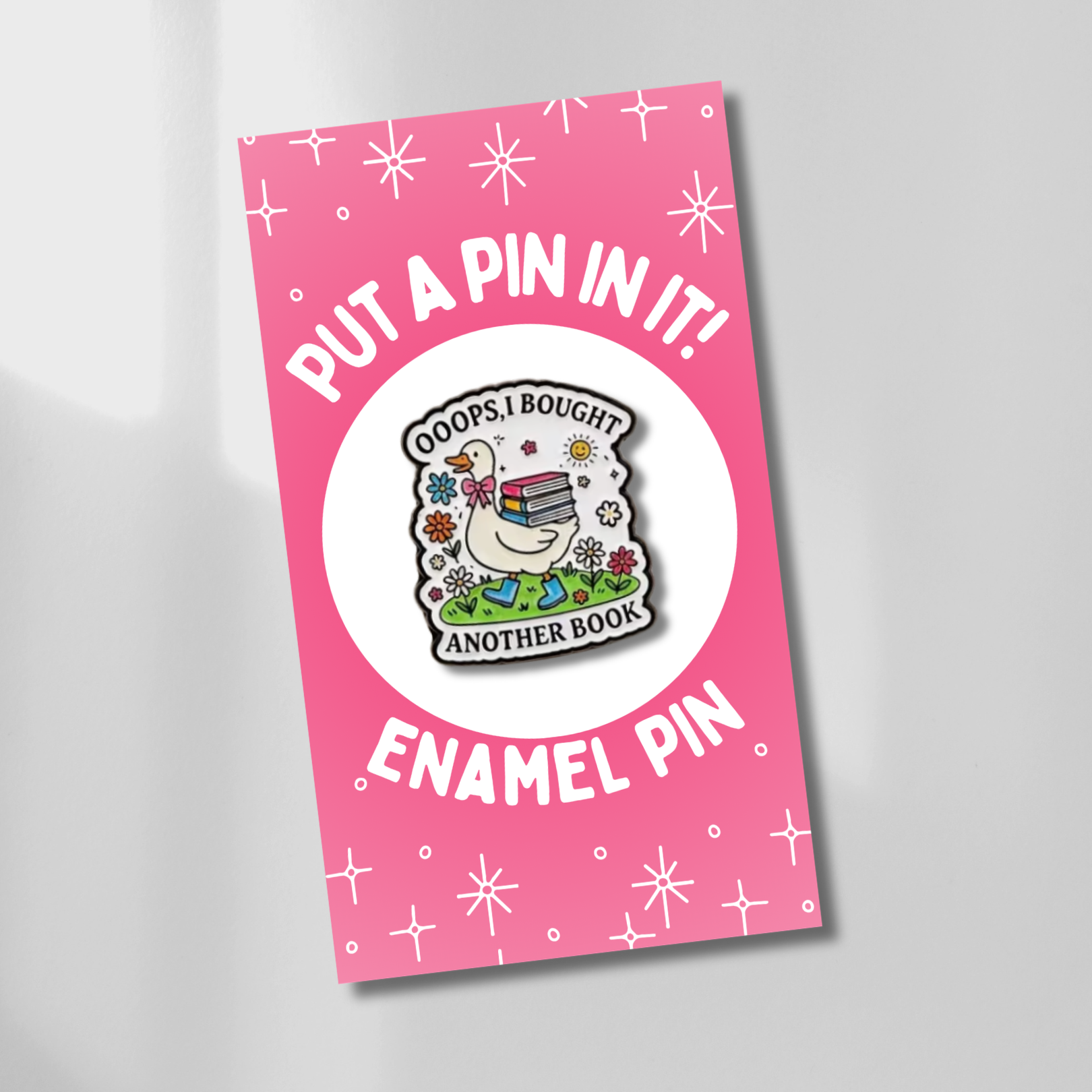 Oops Enamel Pin