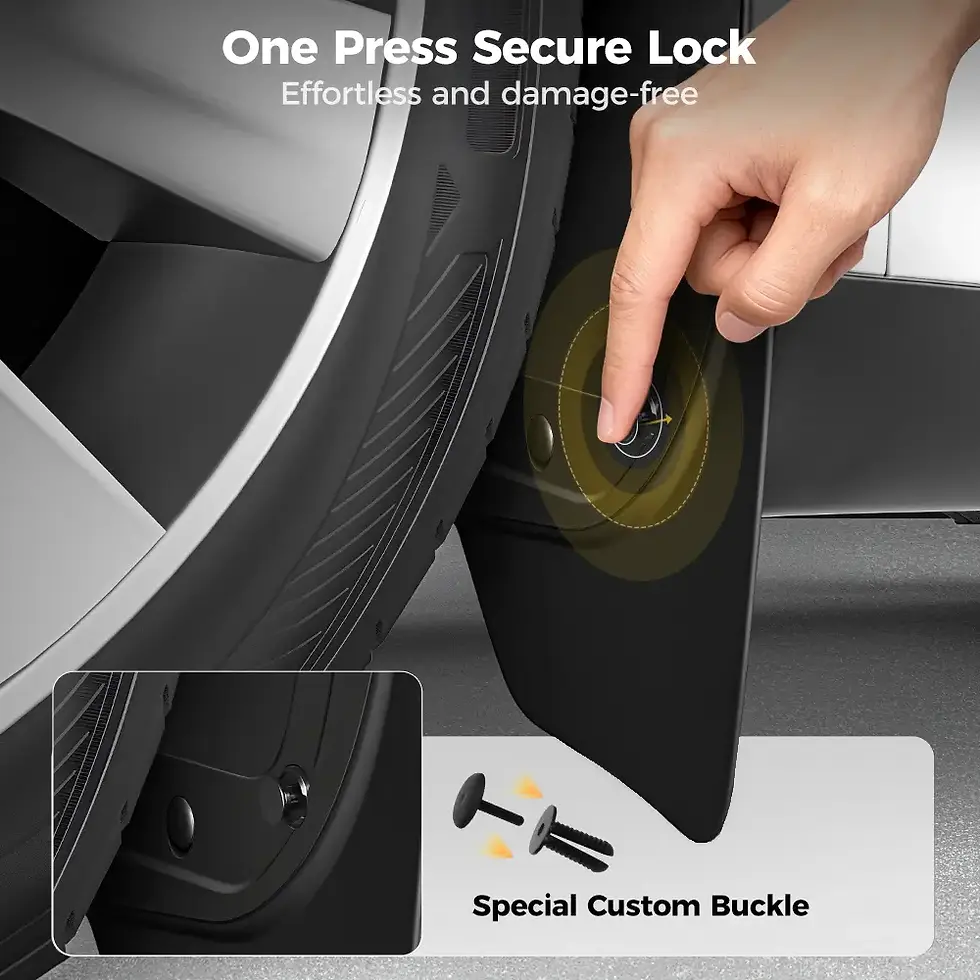 縮圖：3W Flaps 擋泥板 For Tesla Model Y Juniper 2025+ / Model 3  Highland 2024+