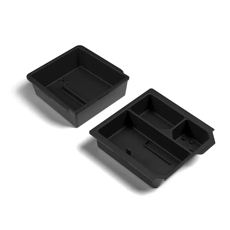 縮圖：HALOBLK Tesla 中控隱形儲物盒 /  扶手箱分層收納盒 / 中控水杯架