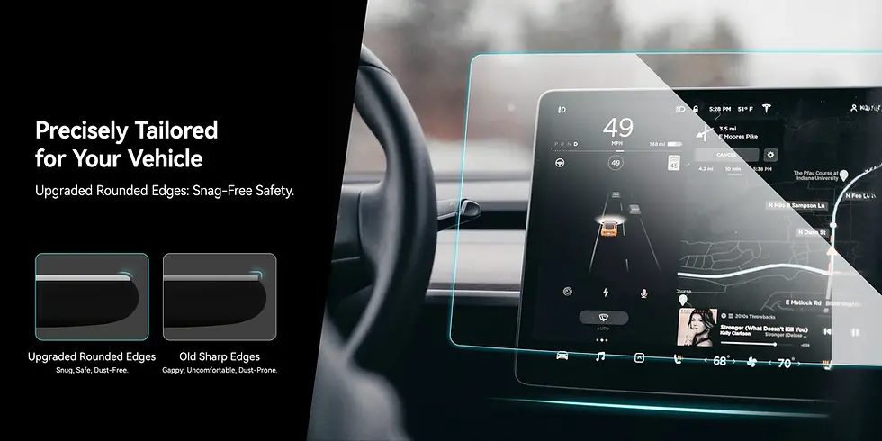 縮圖：3W Tempered Glass Screen Protector For Tesla Model 3 Highland 24+/ Y Juniper 25+