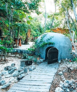 Temazcal at Ekumal