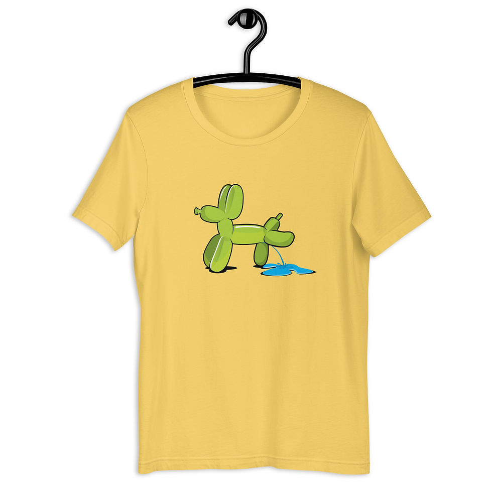 Thumbnail: Unisex t-shirt Green Dog