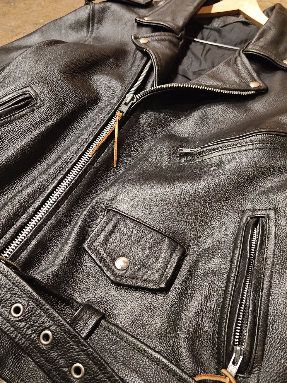 Thumbnail: L Vintage Leather Jacket 