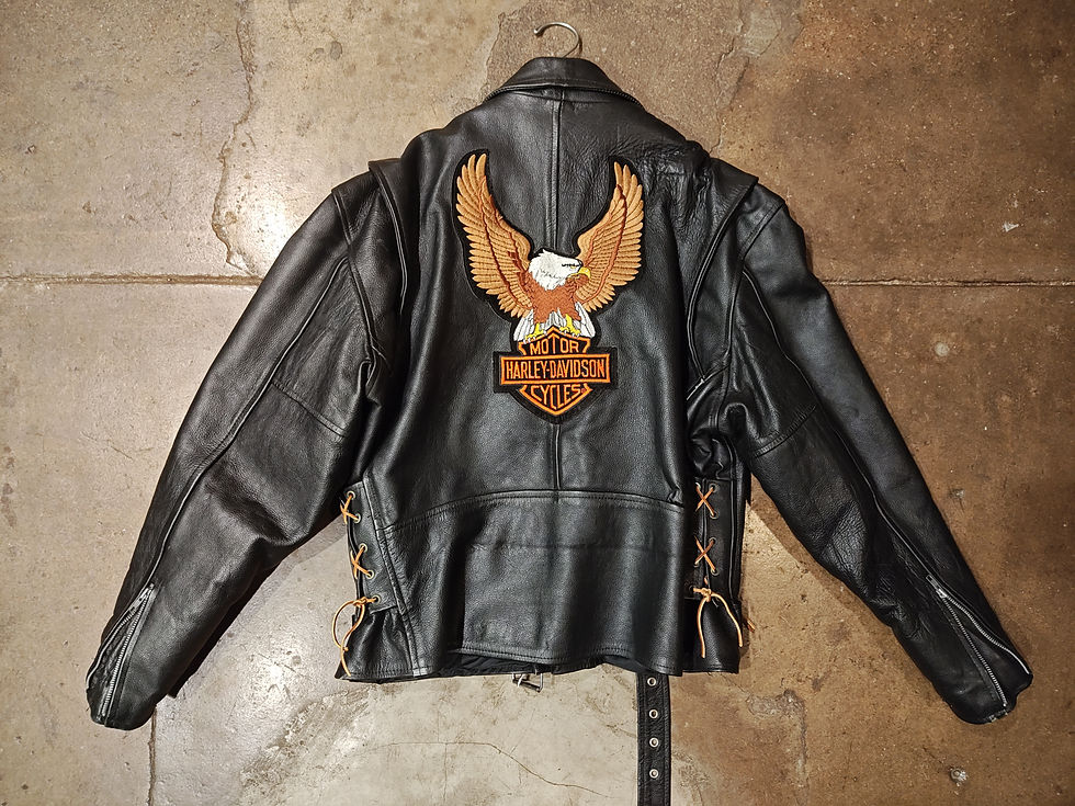 Thumbnail: L Vintage Leather Jacket 