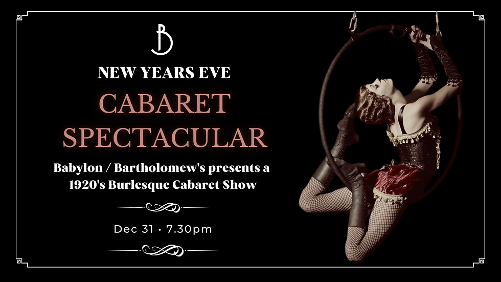 New Year's Eve Cabaret Spectacular