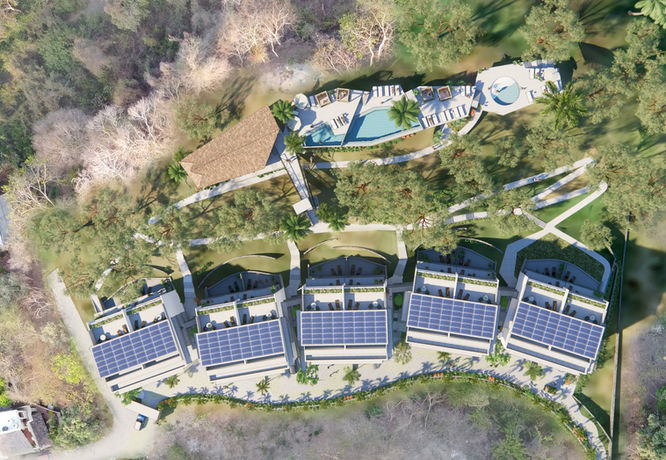 Jardin Iguana birds eye view