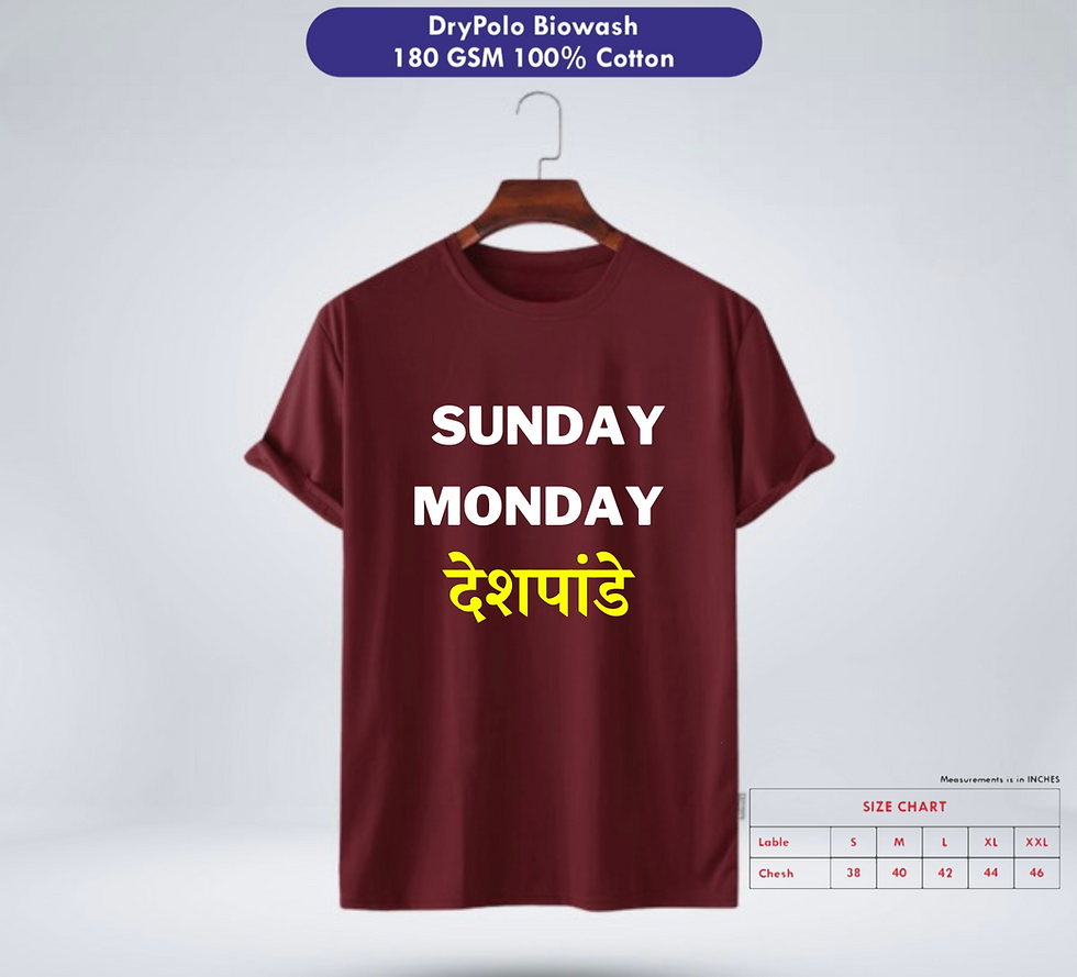 Thumbnail: Sunday Monday Deshpande