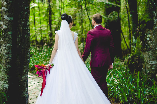 Ensaio externo | Bosque do Papa | #CasamentoBrueMau
