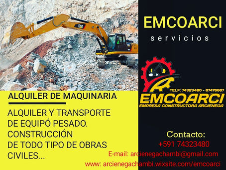 #EMCOARCI #ALQUILER #DE #MAQUINARIA #PESADA