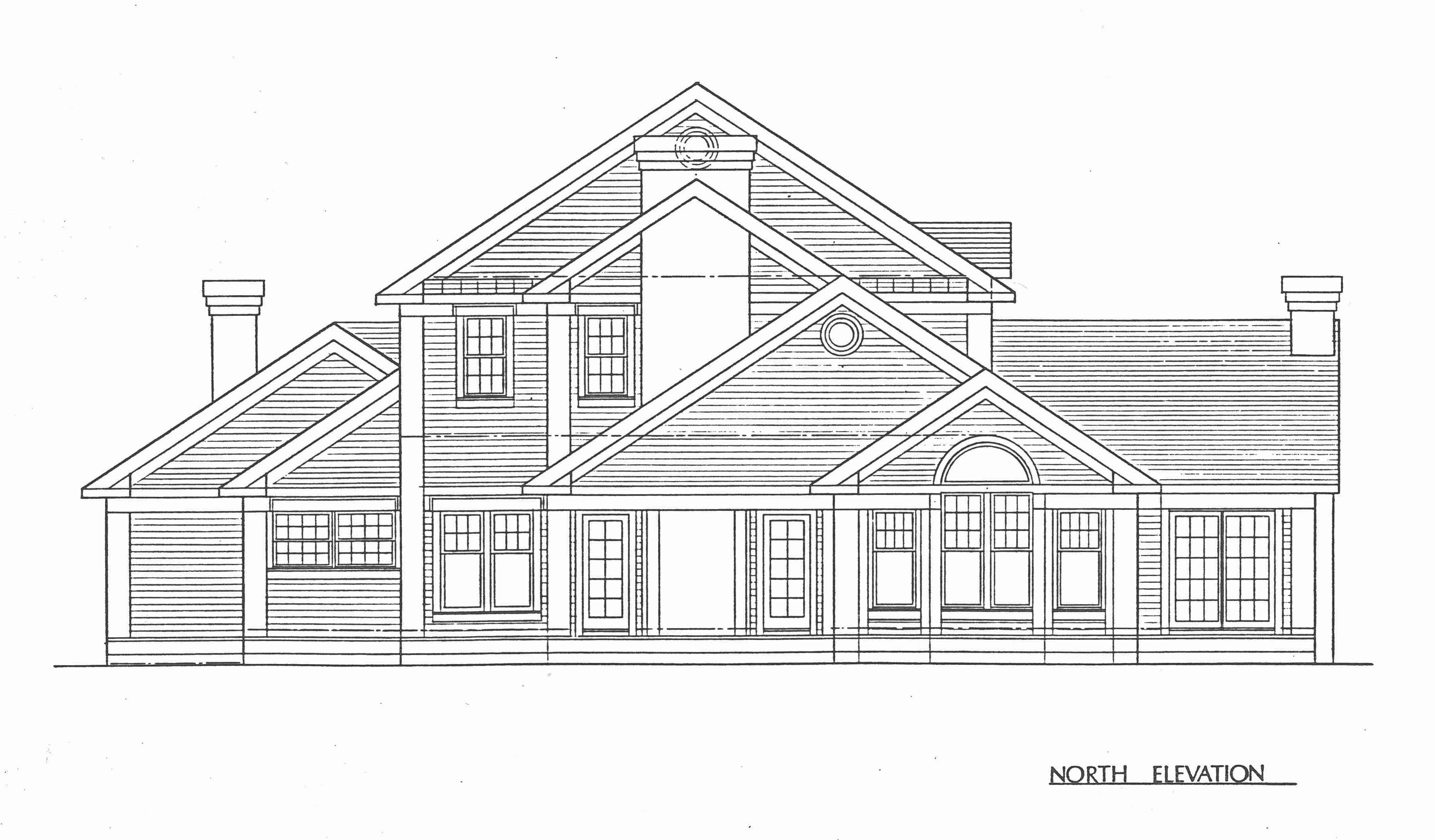 House for West Rd North Elevation