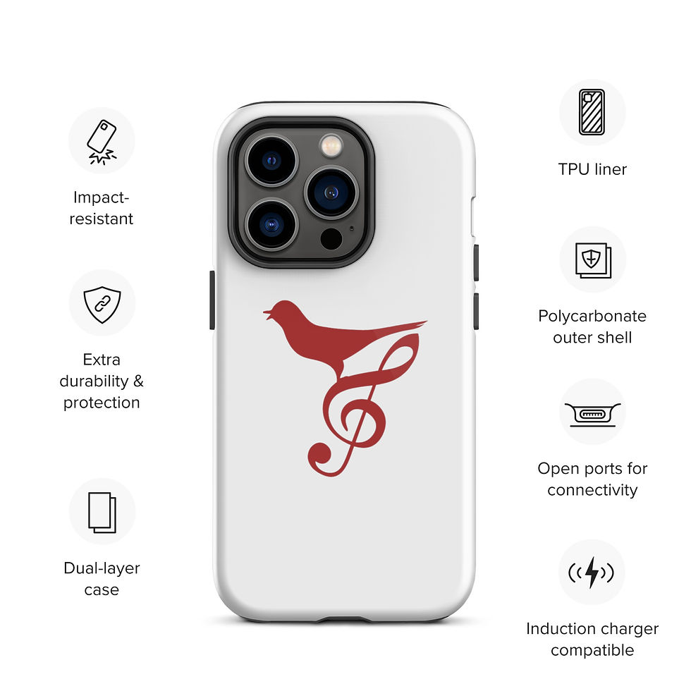 Thumbnail: Tough iPhone case OC Songbird logo