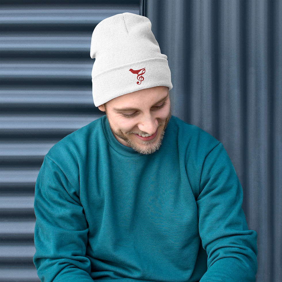 Thumbnail: Embroidered Beanie OC Songbird