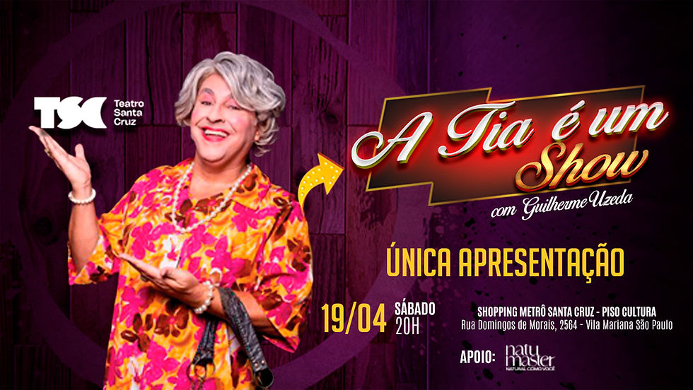 banner a tia é um show