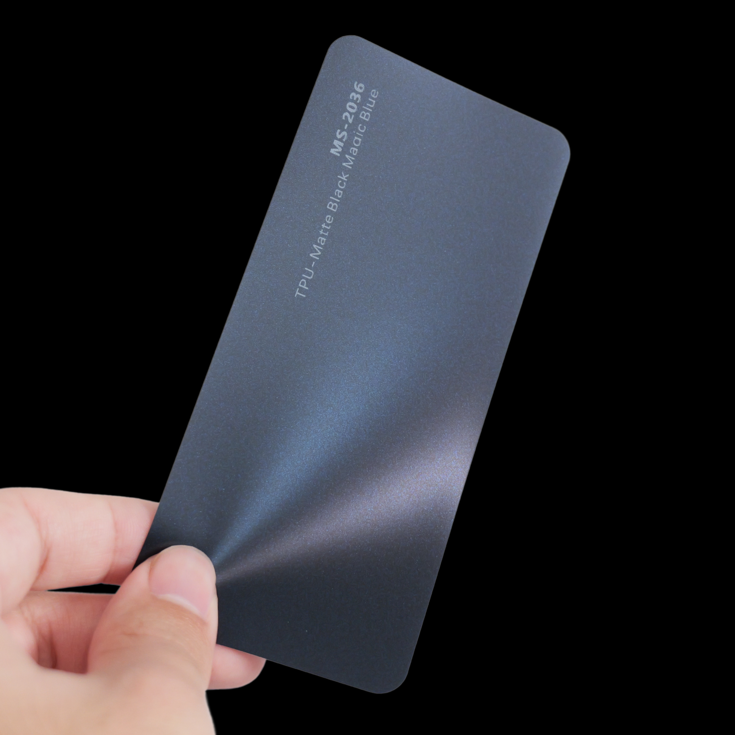 Matte Black Magic Blue PPF
