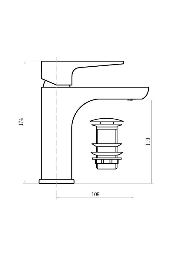 Thumbnail: Single Lever Wash Basin Mixer