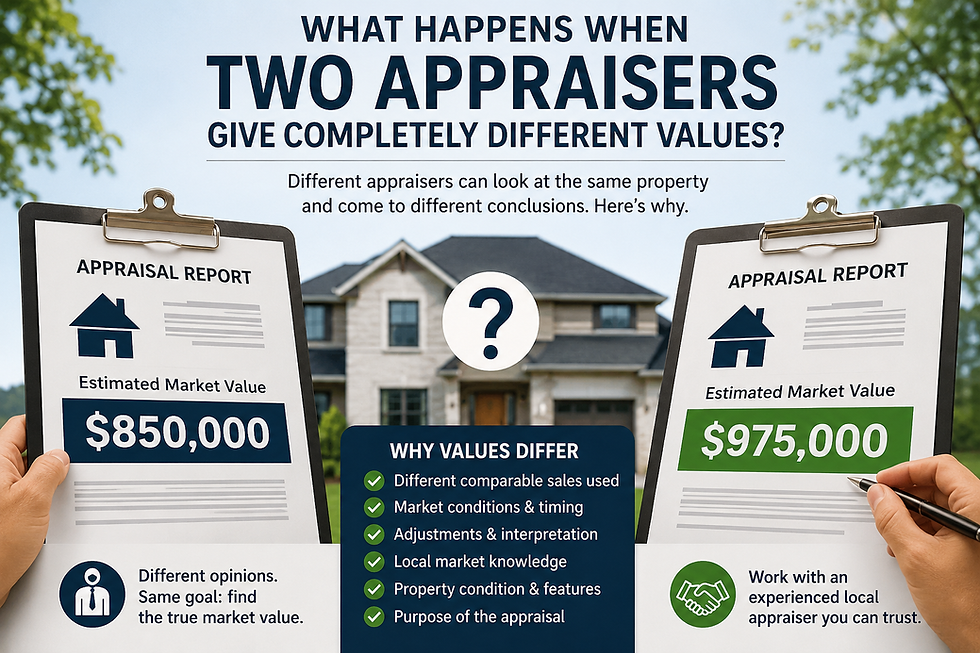 What Happens When Two Appraisers Give Completely Different Values?