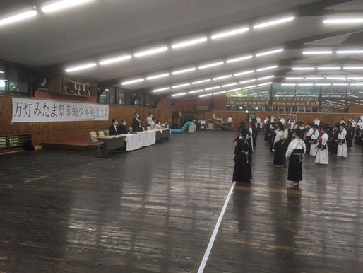 第15回万灯みたま祭奉納少年剣道大会