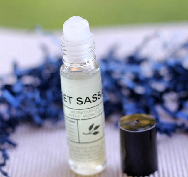 Sweet sassafras organic body roller