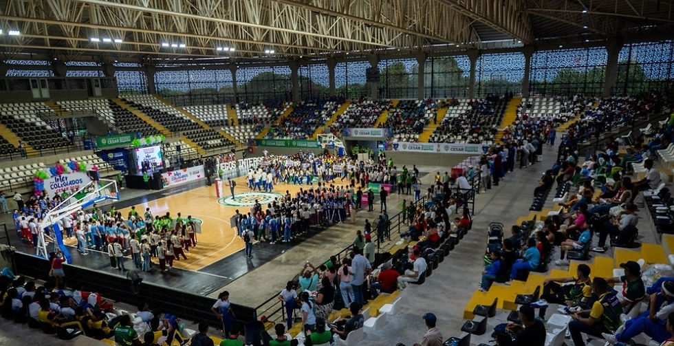 Imágenes de la inauguración de los Juegos. Foto Suministrada.