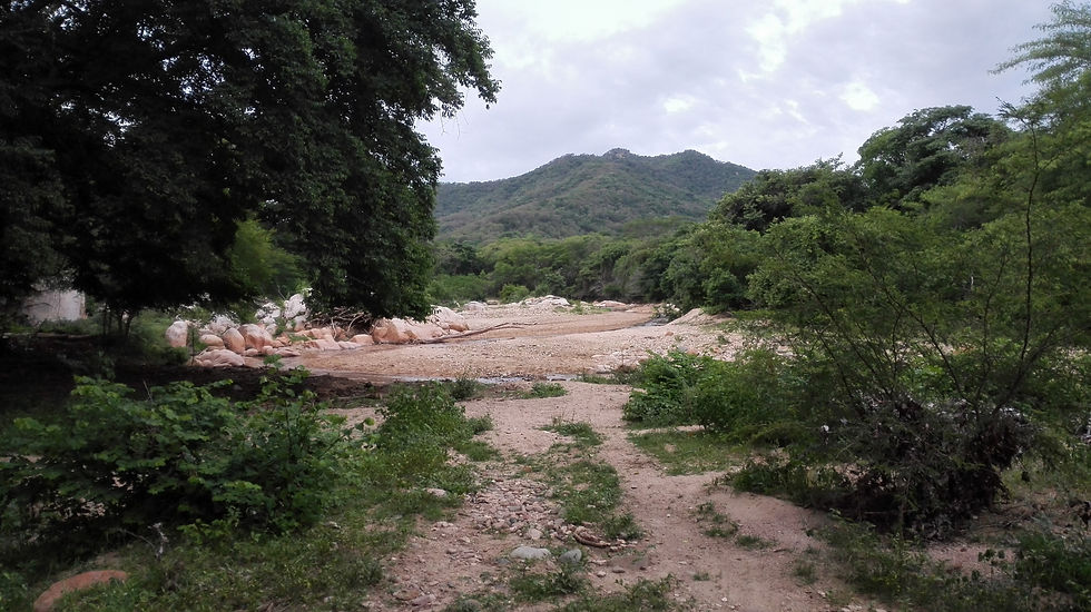 Río San Francisco en La Peña, San Juan del Cesar - La Guajira. Foto Sherowiya.