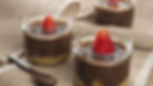 ★ Mousse de algarroba y compota de manzana