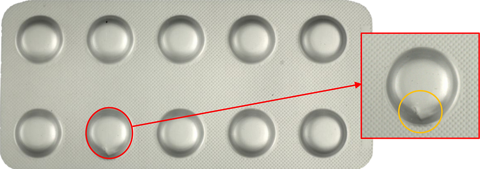 alu-alu foil inspection system