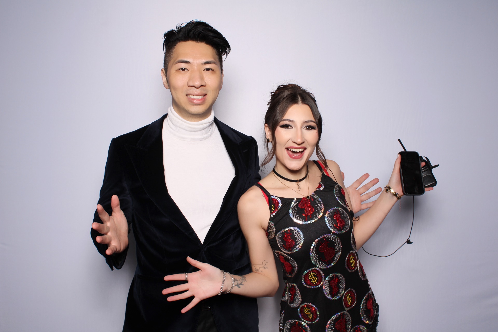 Two Carnival participants connecting at an event