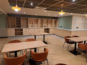 Set de mobilă hotel din PAL și MDF pentru lobby/bufet