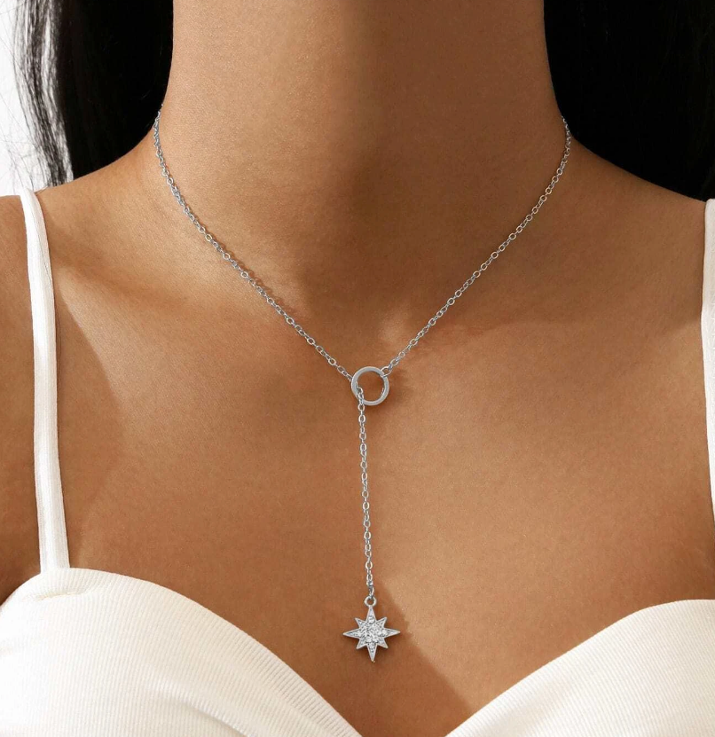 Collier soleil levant argent