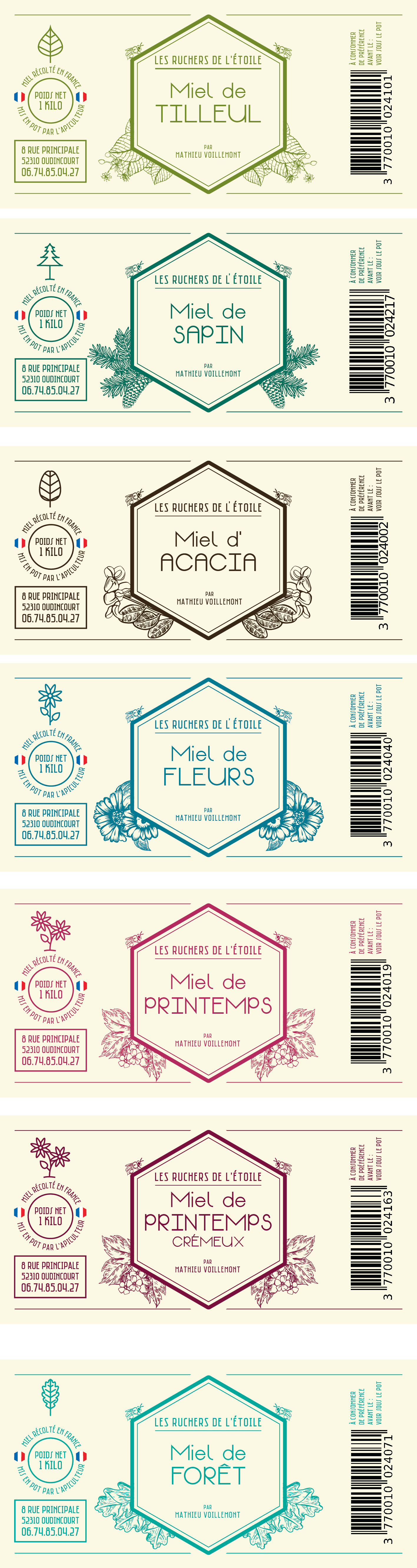 Les Ruchers de l'Etoile - refonte graphi