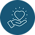 Heart in Hand Icon